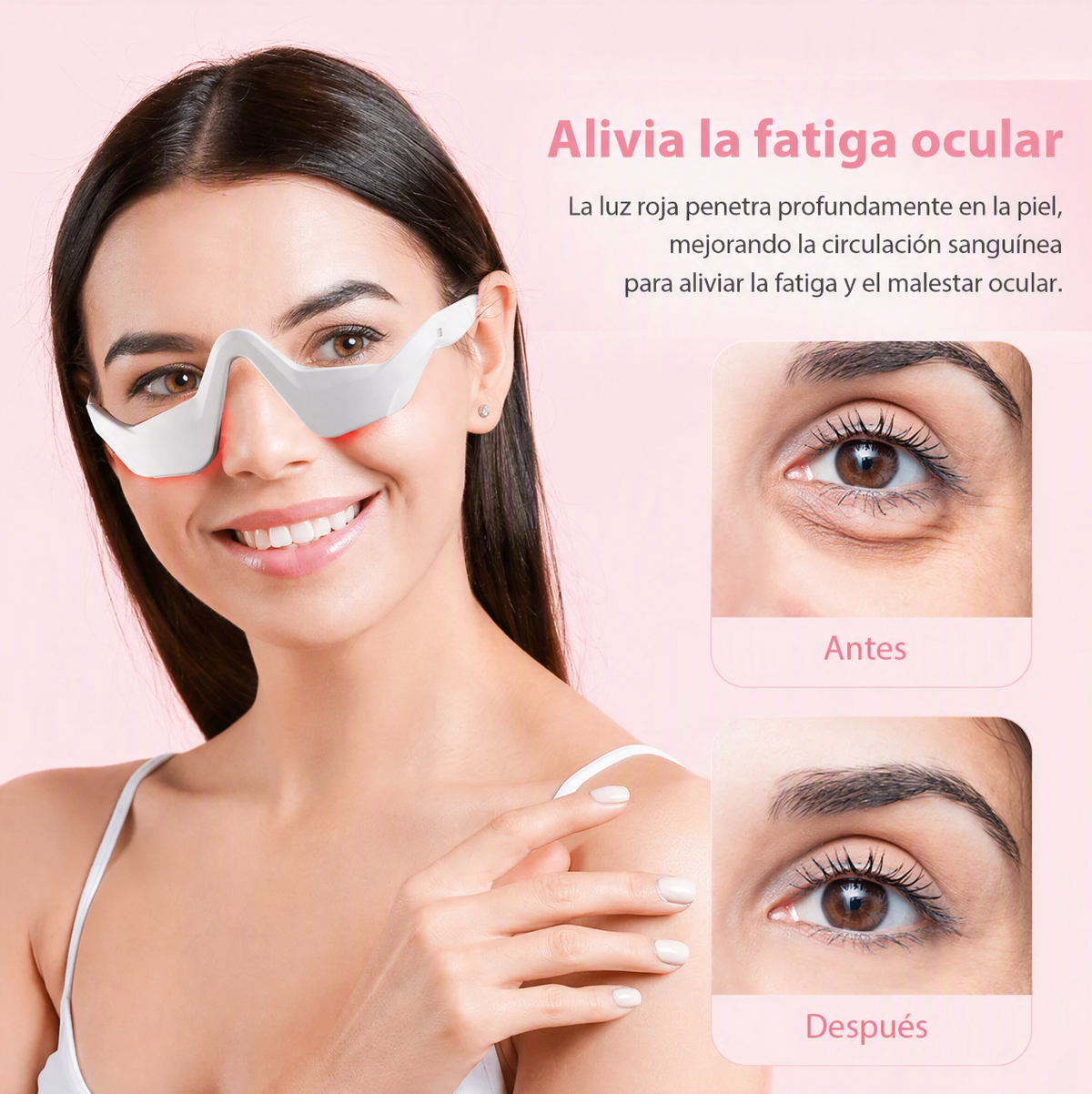 Gafas LED con EMS para Ojeras