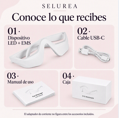 Gafas LED con EMS para Ojeras